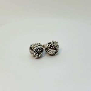 Vintage silvertone earrings